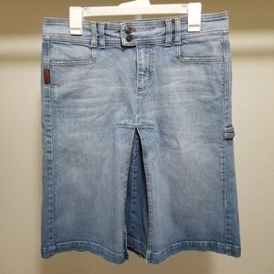 7 For All Mankind 30 Denim Skirt Knee Length Jean